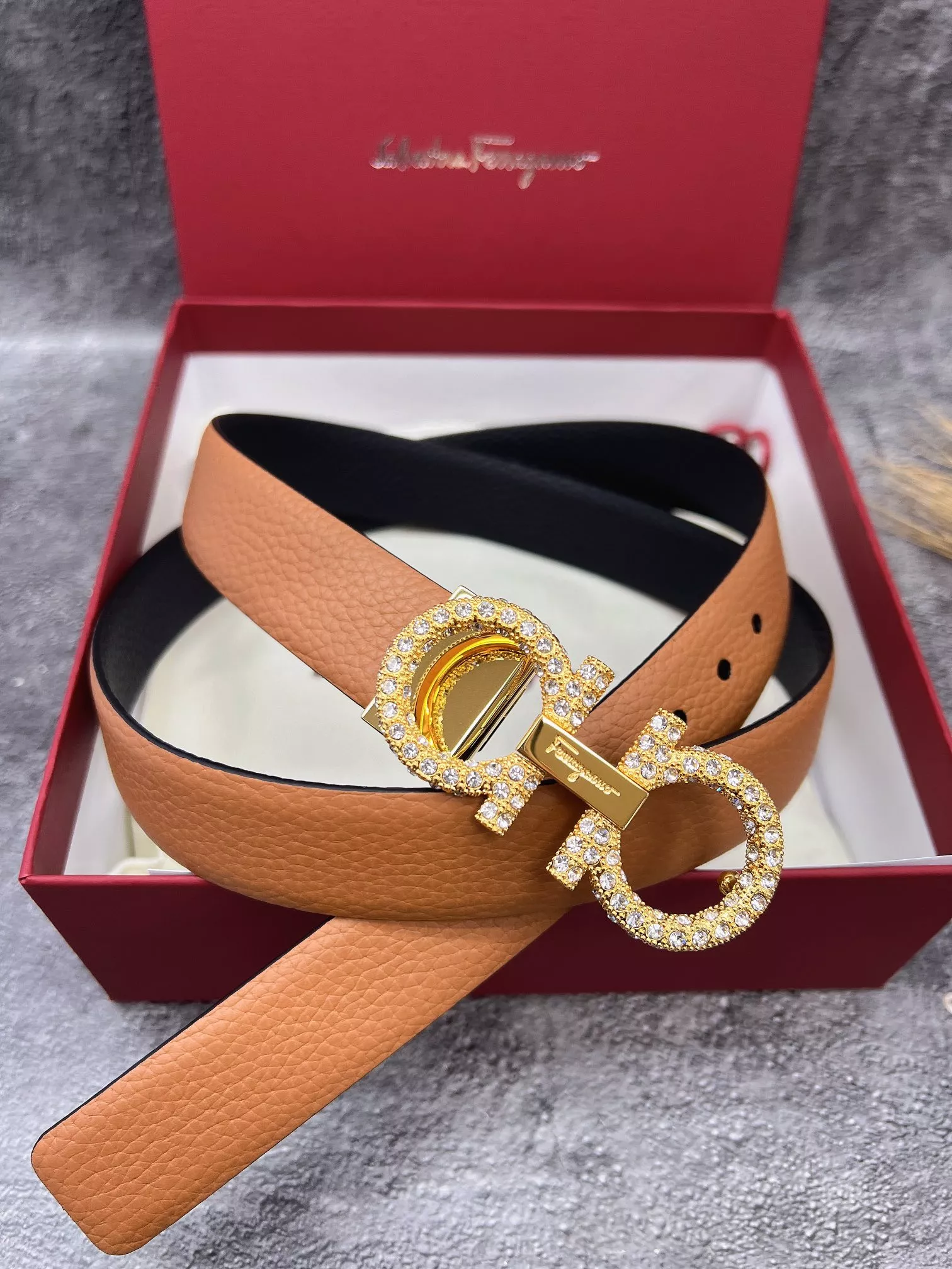 Salvatore Ferragamo AAA Quality Belts In 2.5cm For Women Classic 8219