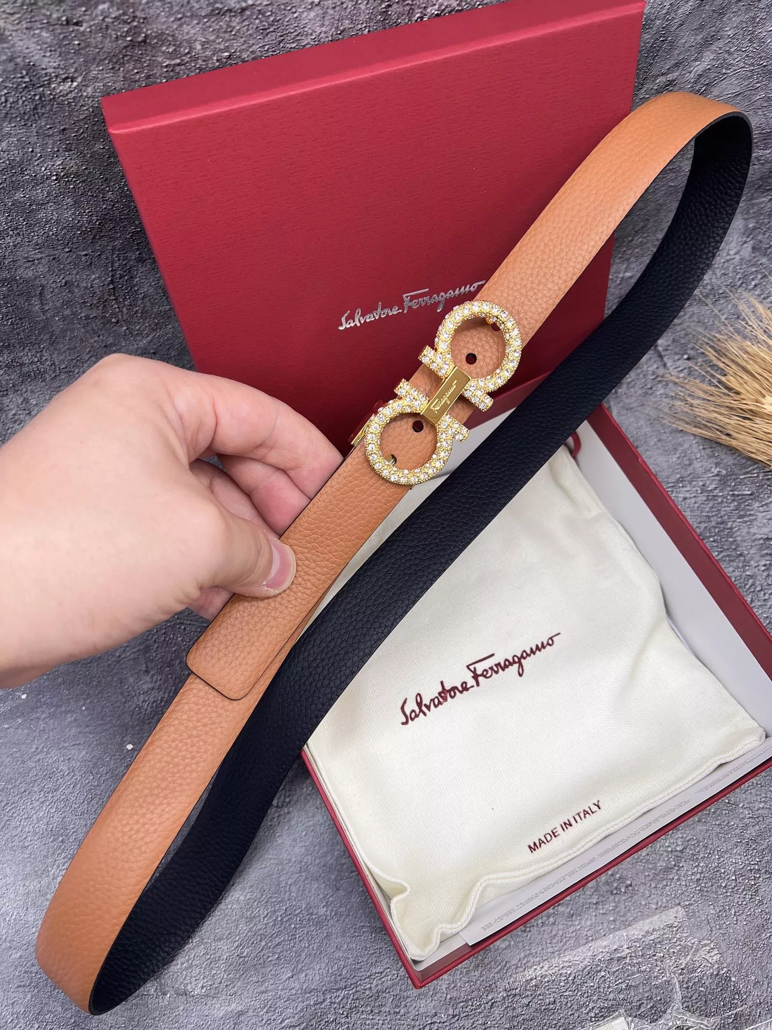 Salvatore Ferragamo AAA Quality Belts In 2.5cm For Women Classic 8219