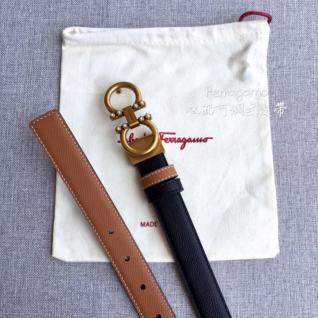 Salvatore Ferragamo AAA Quality Belts In 2.5cm For Women Cozy 7047