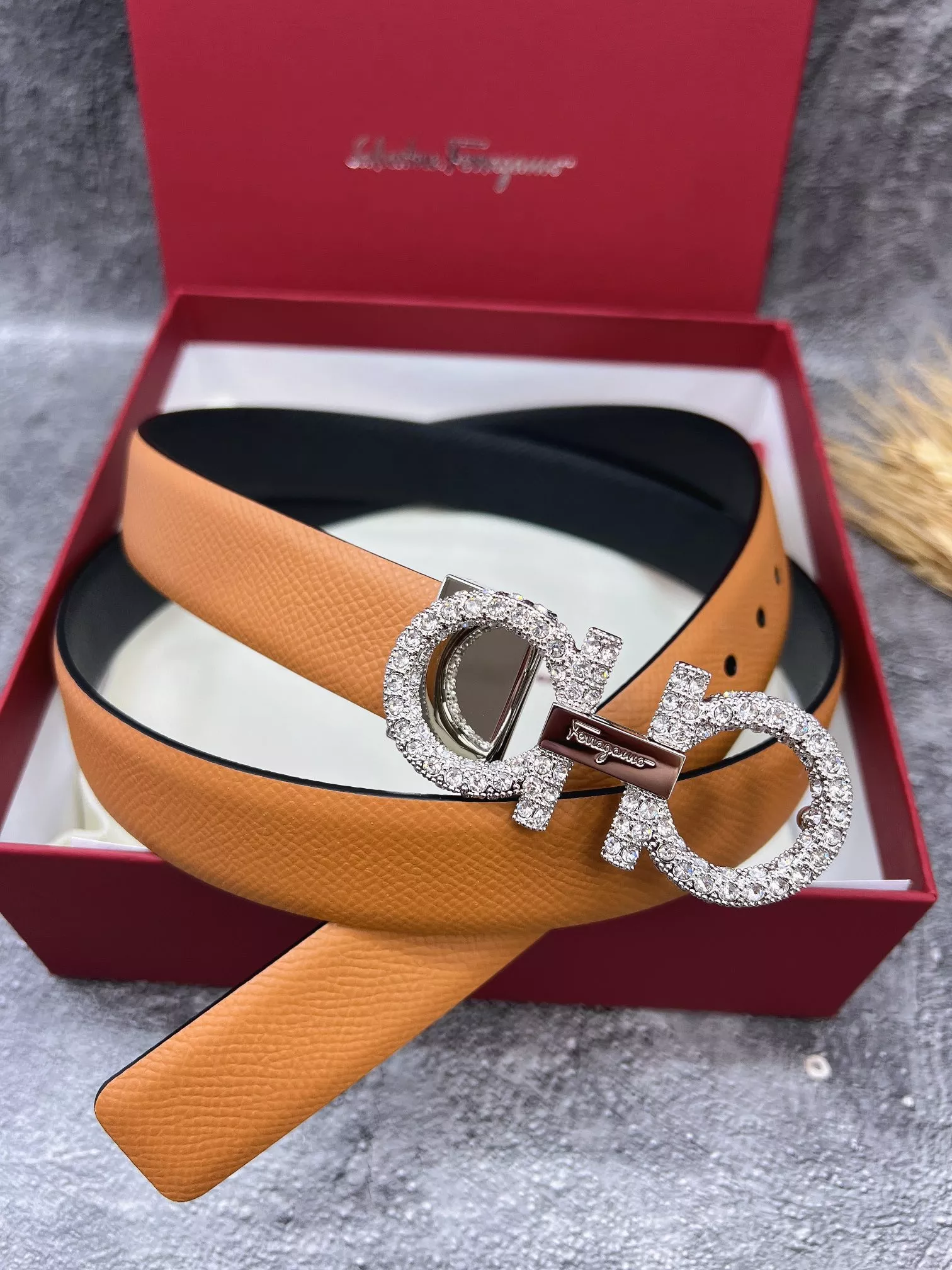 Salvatore Ferragamo AAA Quality Belts In 2.5cm For Women Durable 9118