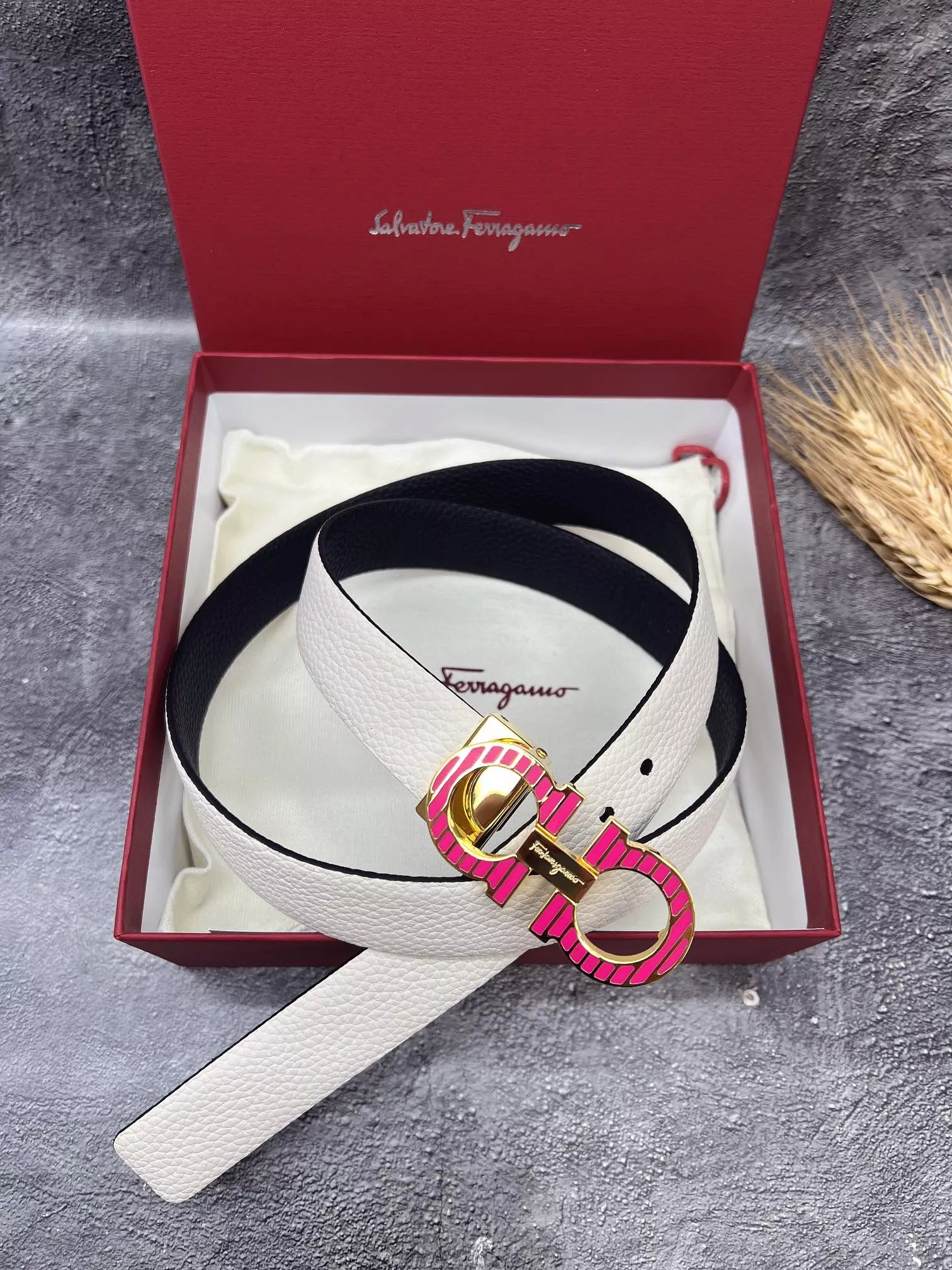 Salvatore Ferragamo AAA Quality Belts In 2.5cm For Women Sleek 3974