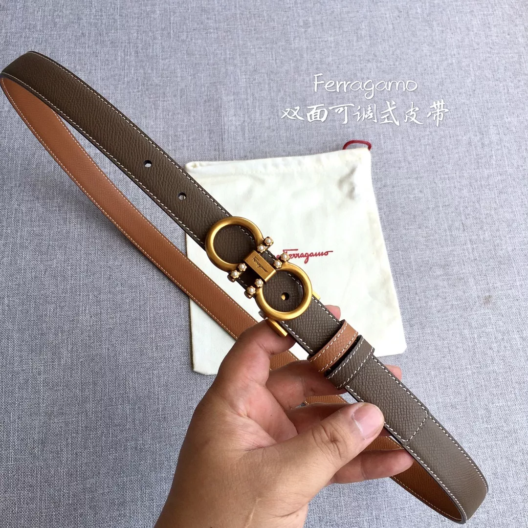 Salvatore Ferragamo AAA Quality Belts In 2.5cm For Women SmartChoice 8614