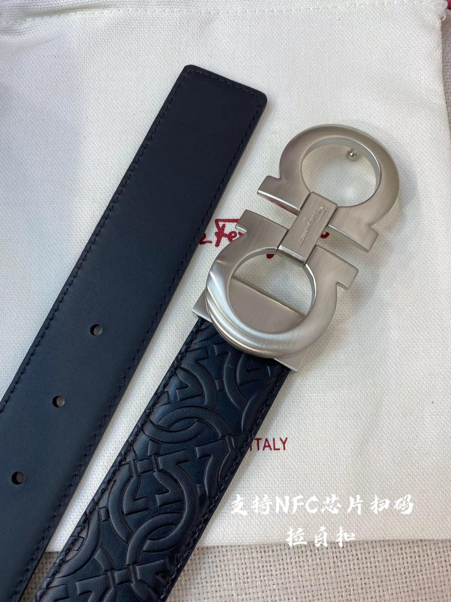 Salvatore Ferragamo AAA Quality Belts In 3.5cm For Men Affordable 5442