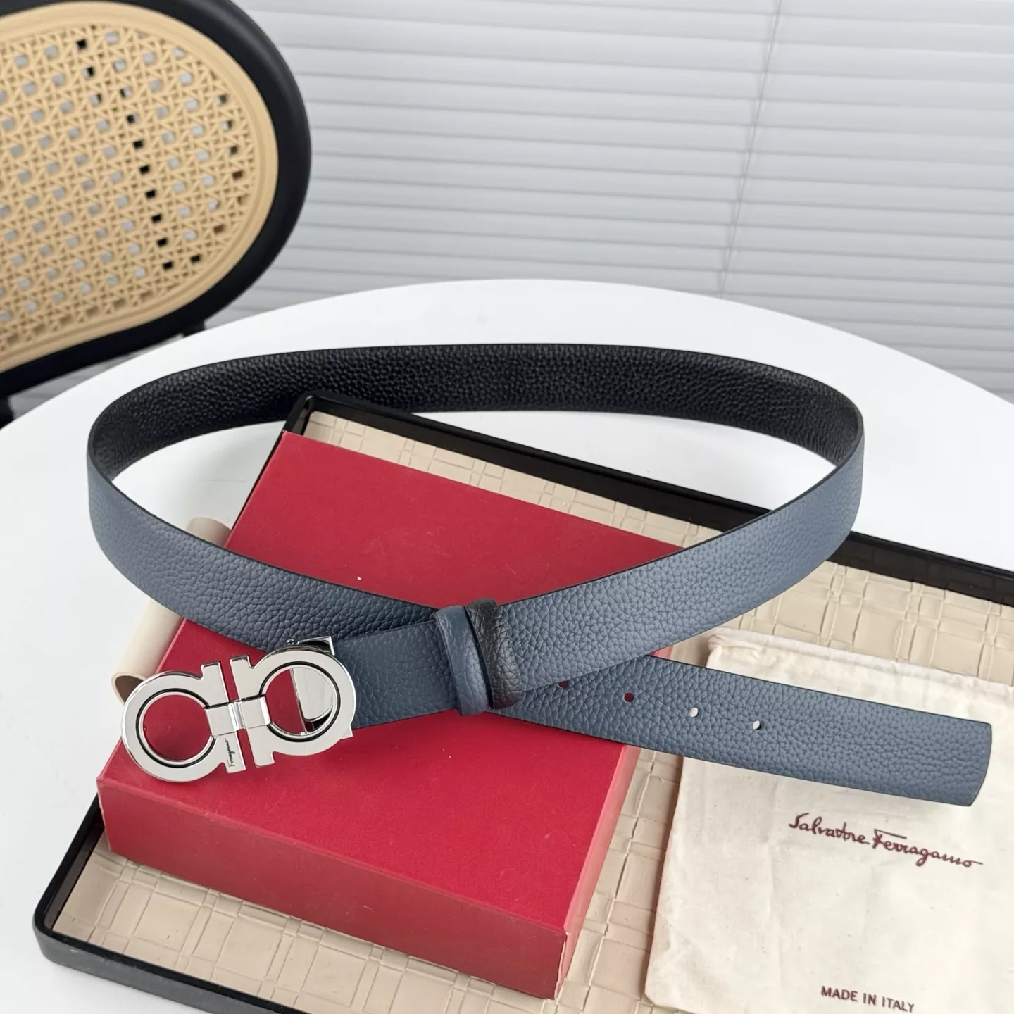 Salvatore Ferragamo AAA Quality Belts In 3.5cm For Men AllSeason 4800
