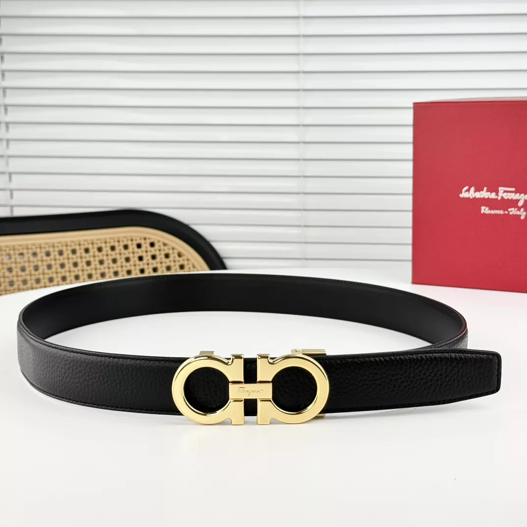 Salvatore Ferragamo AAA Quality Belts In 3.5cm For Men BestValue 7202