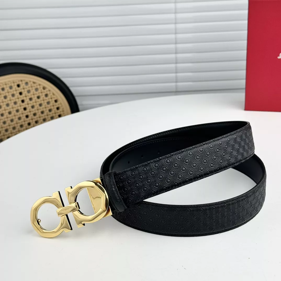 Salvatore Ferragamo AAA Quality Belts In 3.5cm For Men Classic 5778