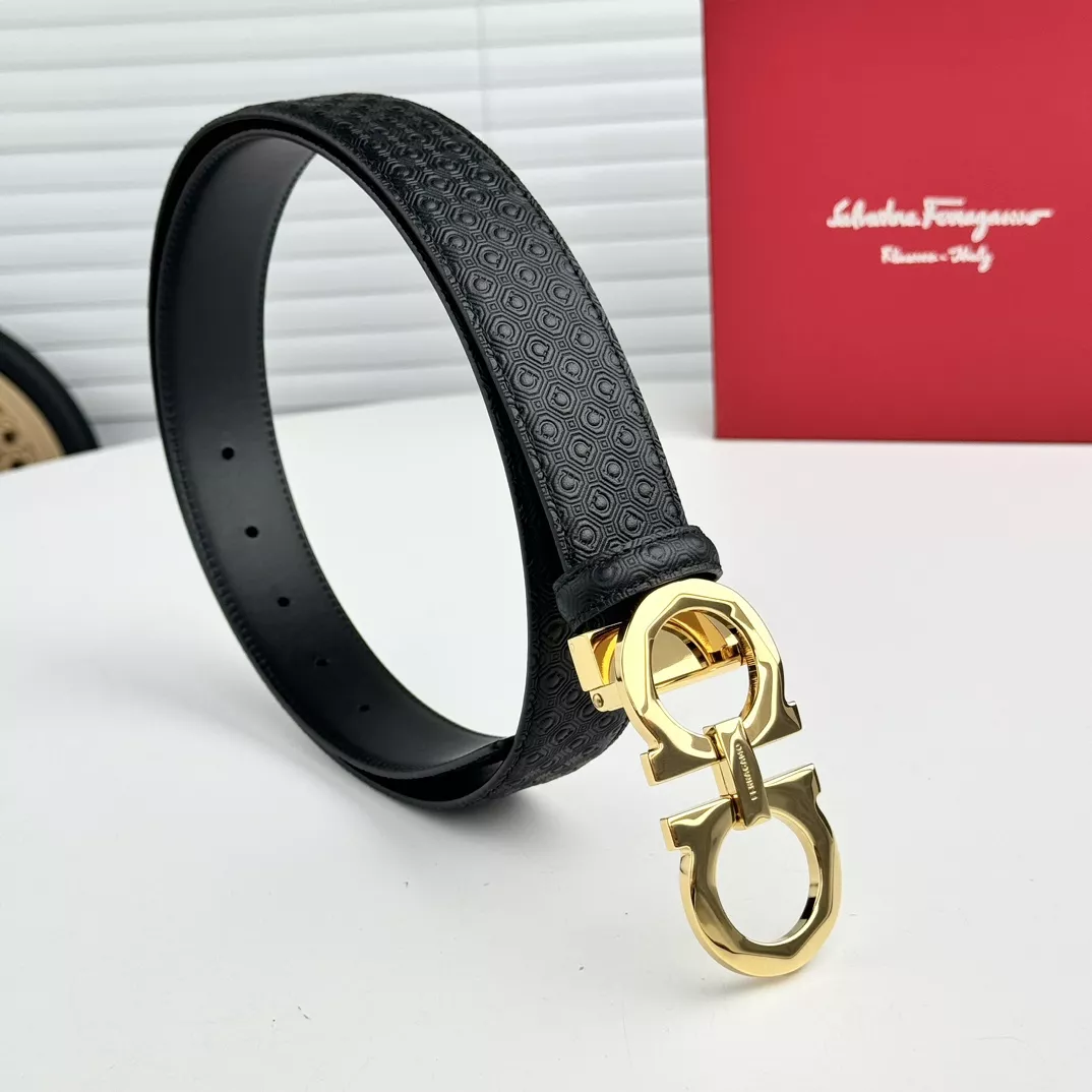 Salvatore Ferragamo AAA Quality Belts In 3.5cm For Men Classic 5778
