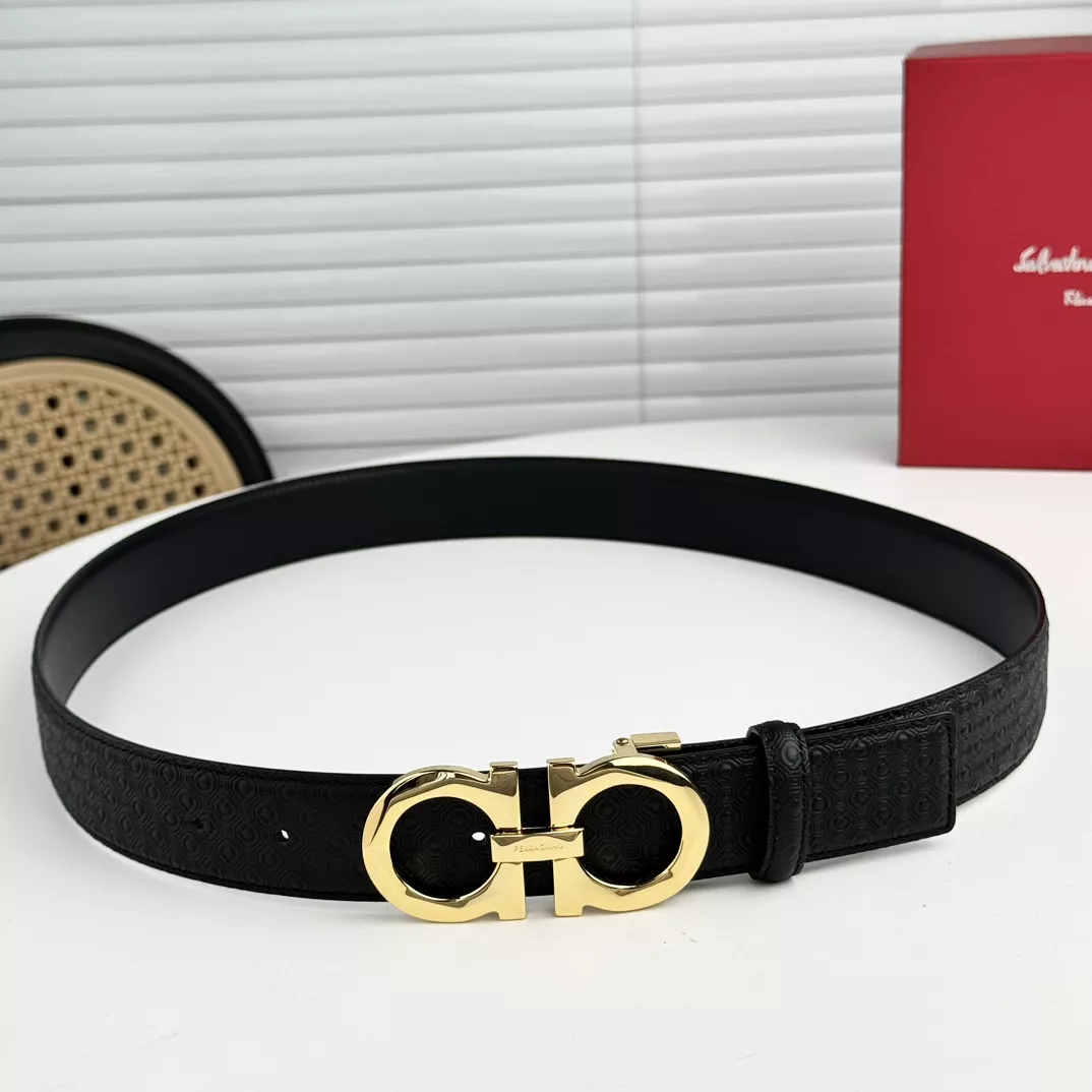Salvatore Ferragamo AAA Quality Belts In 3.5cm For Men Classic 5778