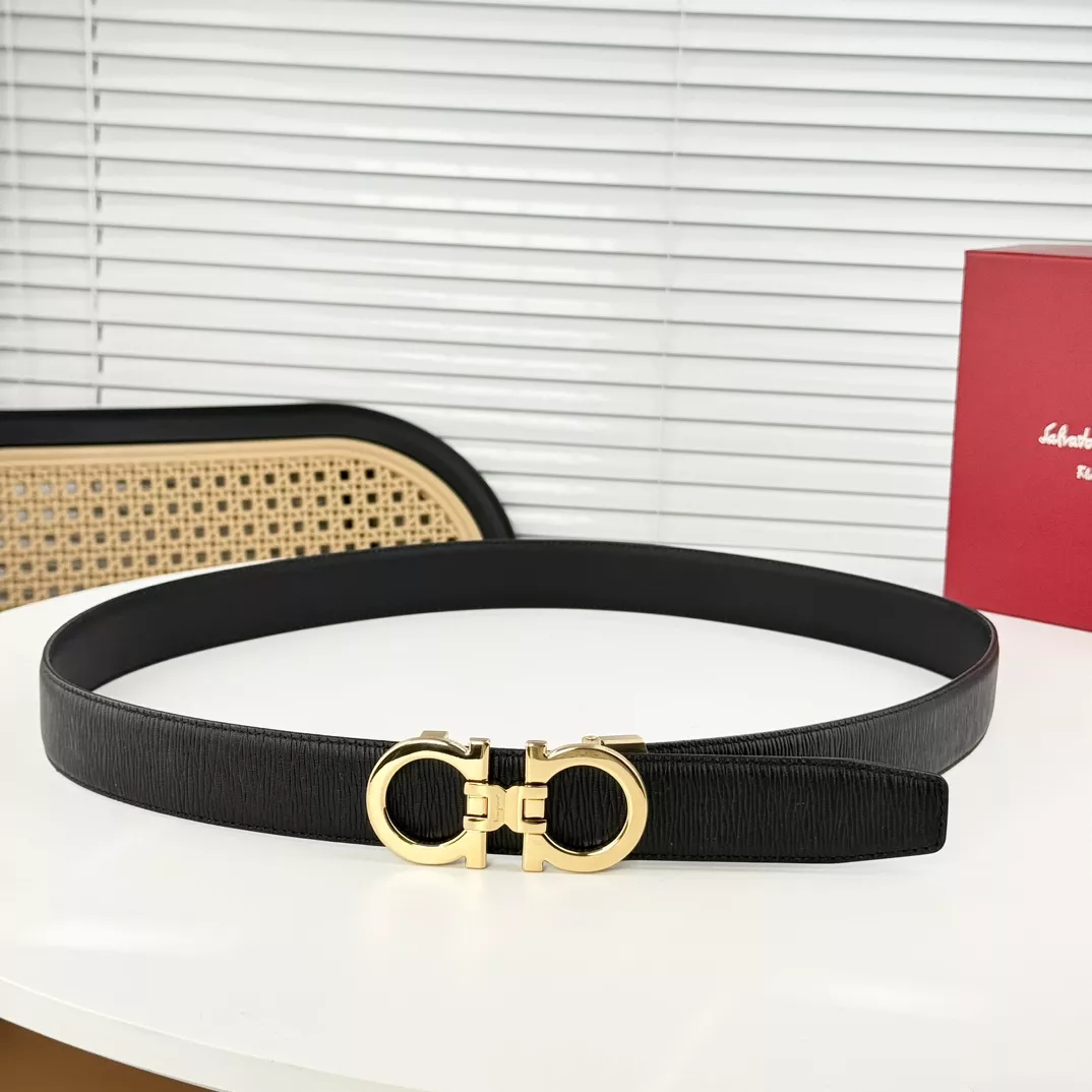 Salvatore Ferragamo AAA Quality Belts In 3.5cm For Men Comfortable 2187