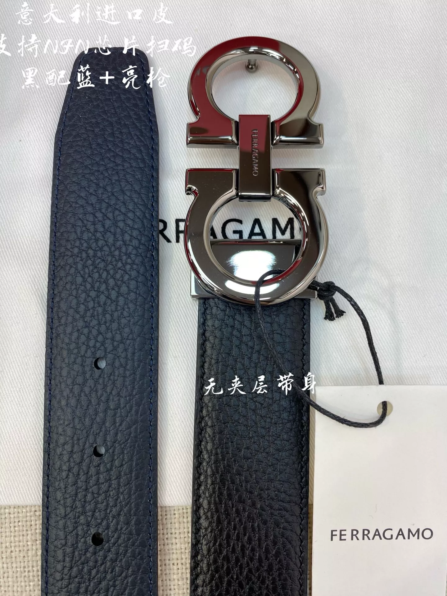 Salvatore Ferragamo AAA Quality Belts In 3.5cm For Men Compact 6103