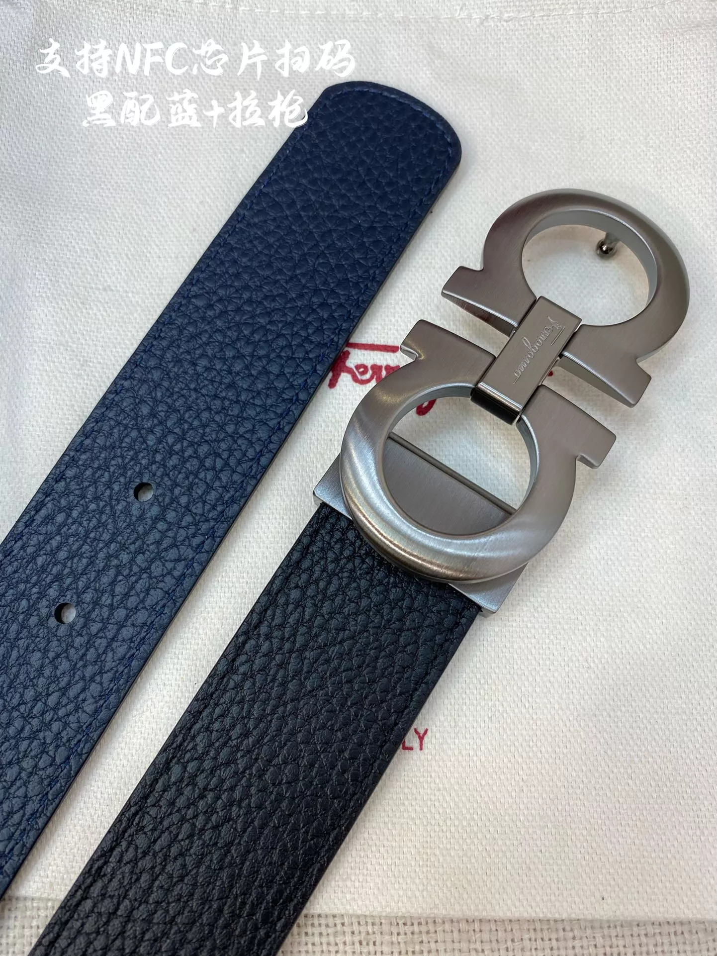 Salvatore Ferragamo AAA Quality Belts In 3.5cm For Men GoodFit 8716