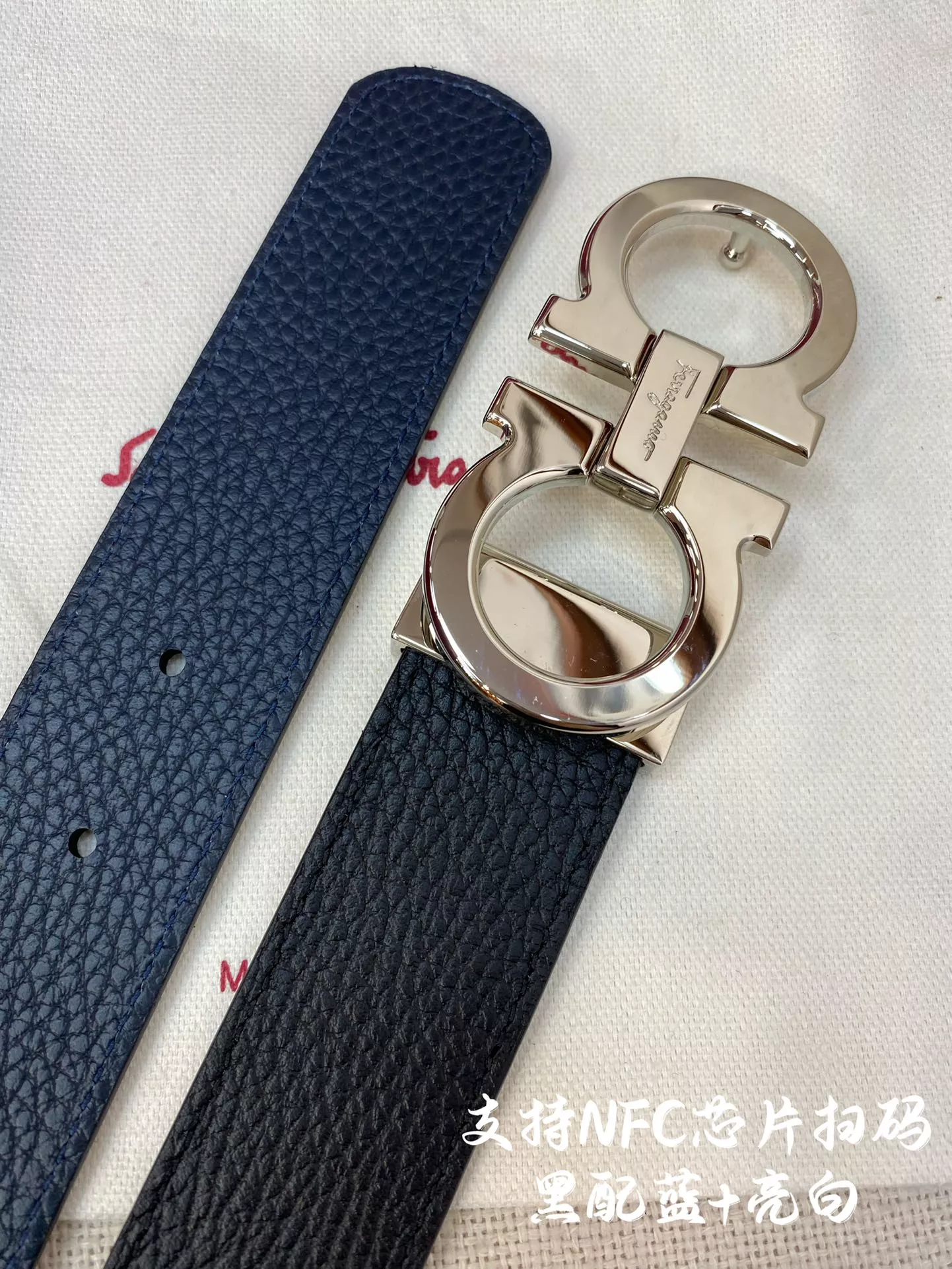 Salvatore Ferragamo AAA Quality Belts In 3.5cm For Men Modern 3938