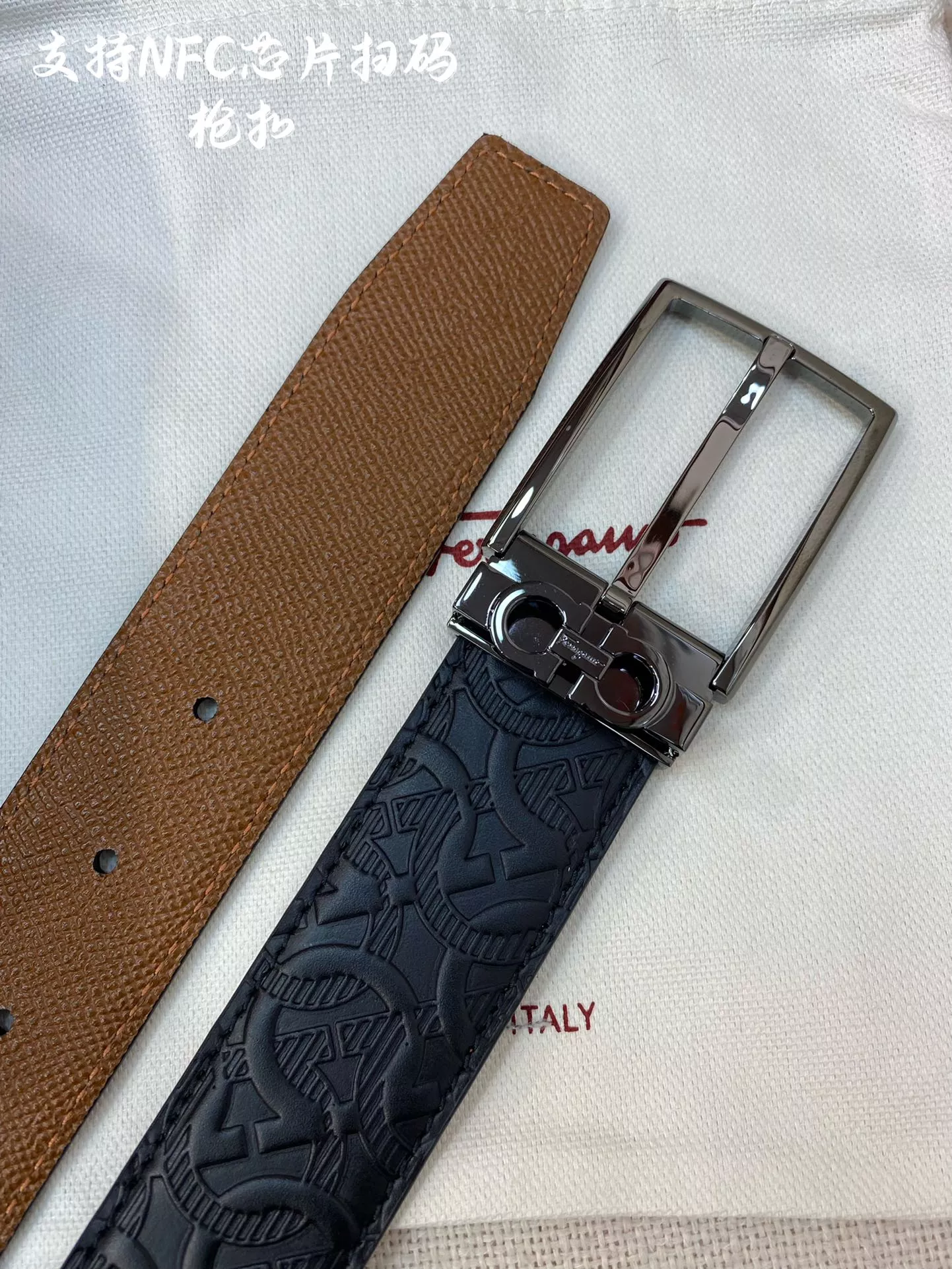 Salvatore Ferragamo AAA Quality Belts In 3.5cm For Men Resilient 412