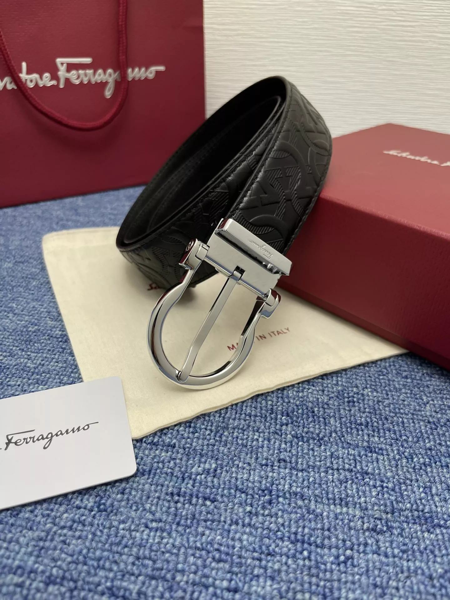 Salvatore Ferragamo AAA Quality Belts In 3.5cm For Men SportInspired 443