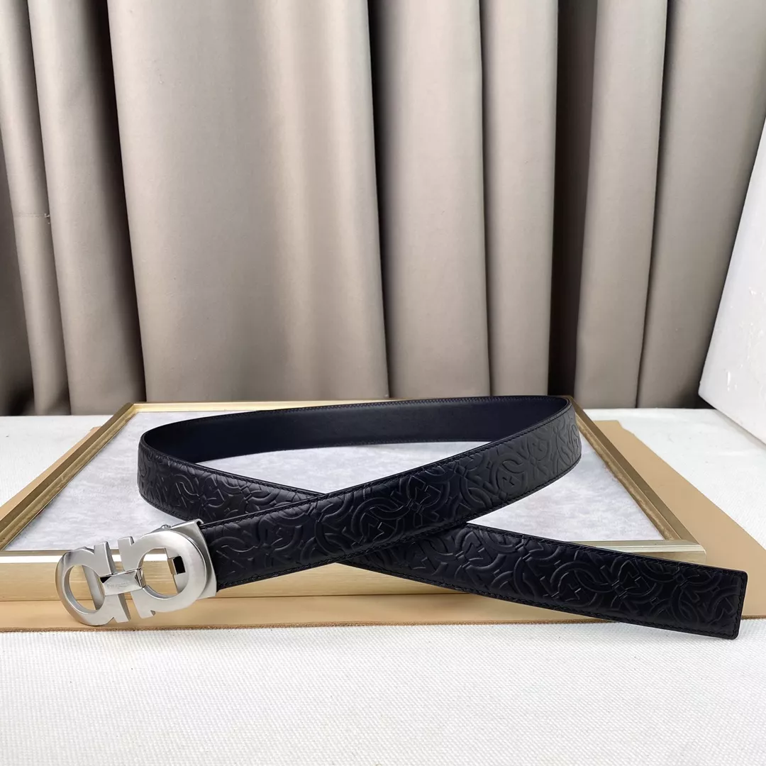 Salvatore Ferragamo AAA Quality Belts In 3.5cm For Men Trendsetting 902