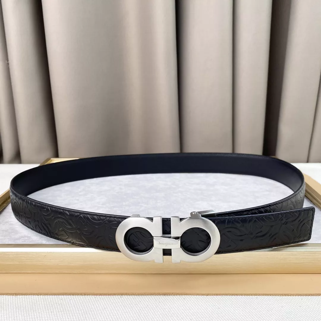 Salvatore Ferragamo AAA Quality Belts In 3.5cm For Men Trendsetting 902