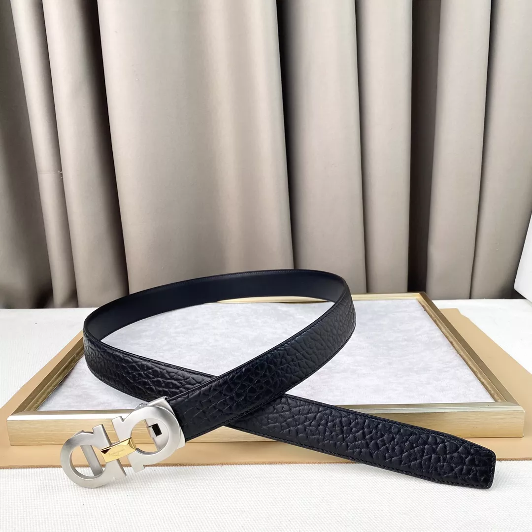 Salvatore Ferragamo AAA Quality Belts In 3.5cm For Men Trendy 6997