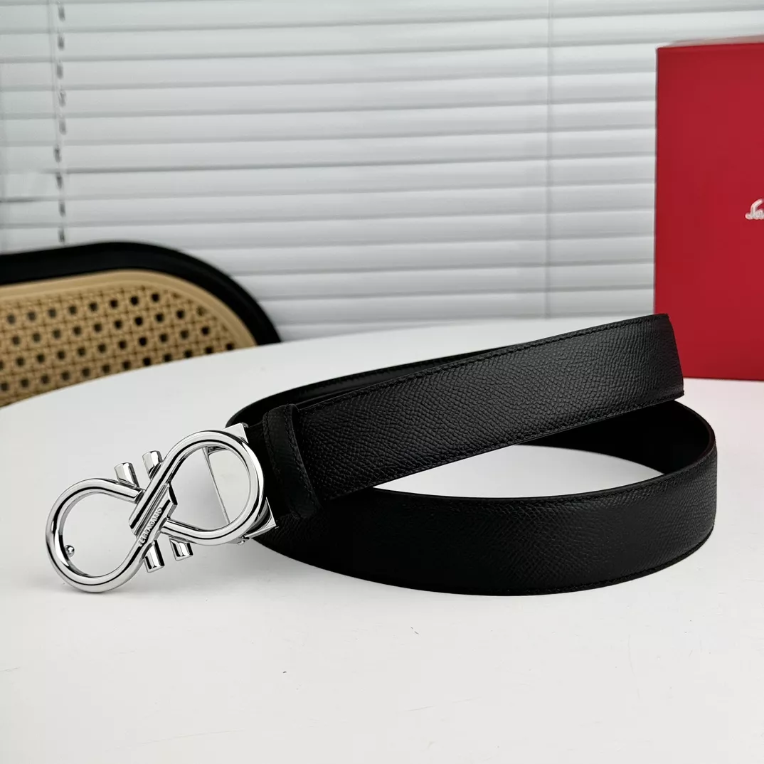 Salvatore Ferragamo AAA Quality Belts In 3.5cm For Men Versatile 5193