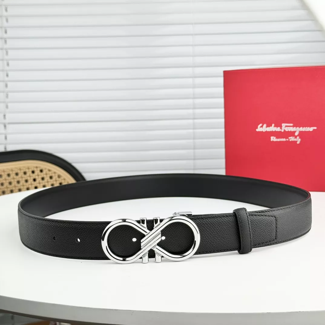 Salvatore Ferragamo AAA Quality Belts In 3.5cm For Men Versatile 5193