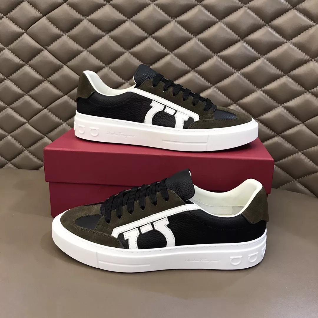 Salvatore Ferragamo Casual Shoes For Men Comfortable 3560