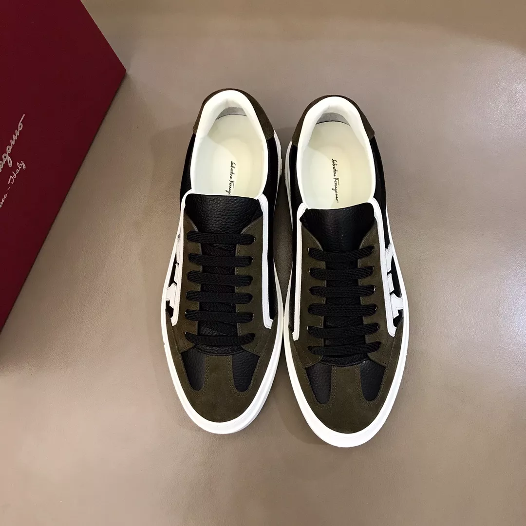 Salvatore Ferragamo Casual Shoes For Men Comfortable 3560