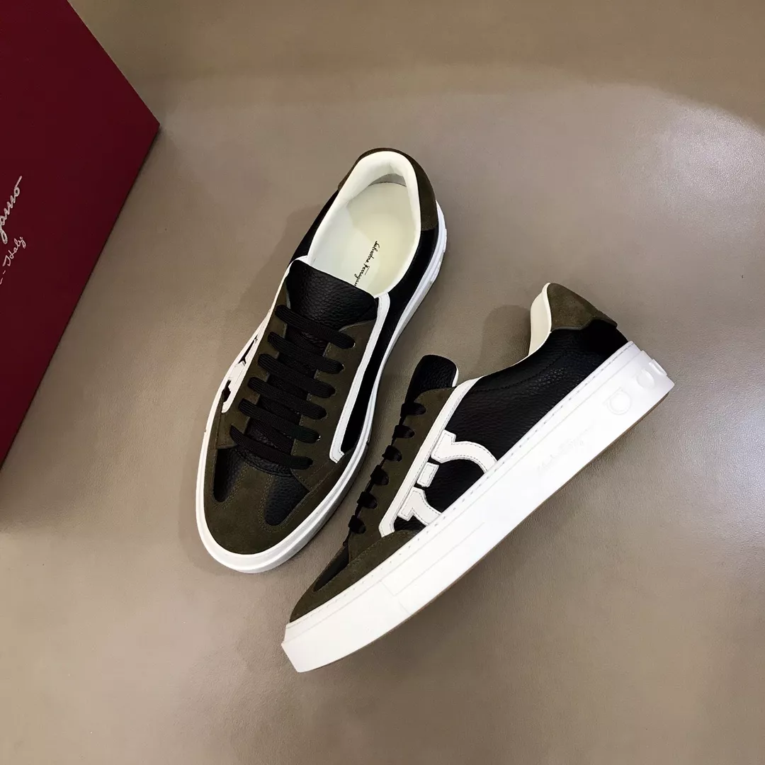 Salvatore Ferragamo Casual Shoes For Men Comfortable 3560