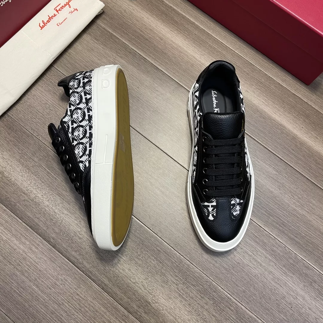 Salvatore Ferragamo Casual Shoes For Men Comfortable 4532