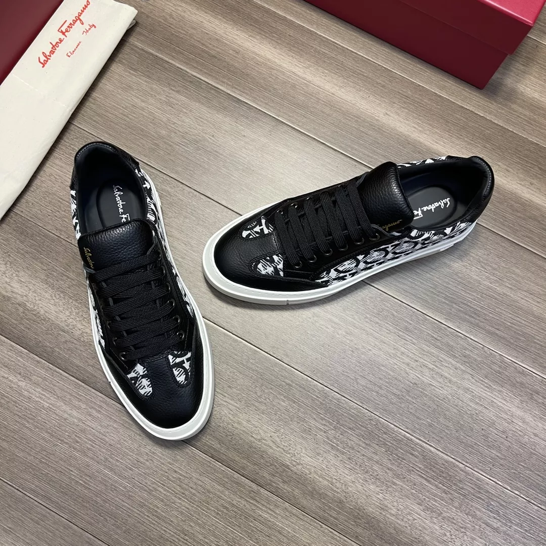 Salvatore Ferragamo Casual Shoes For Men Comfortable 4532