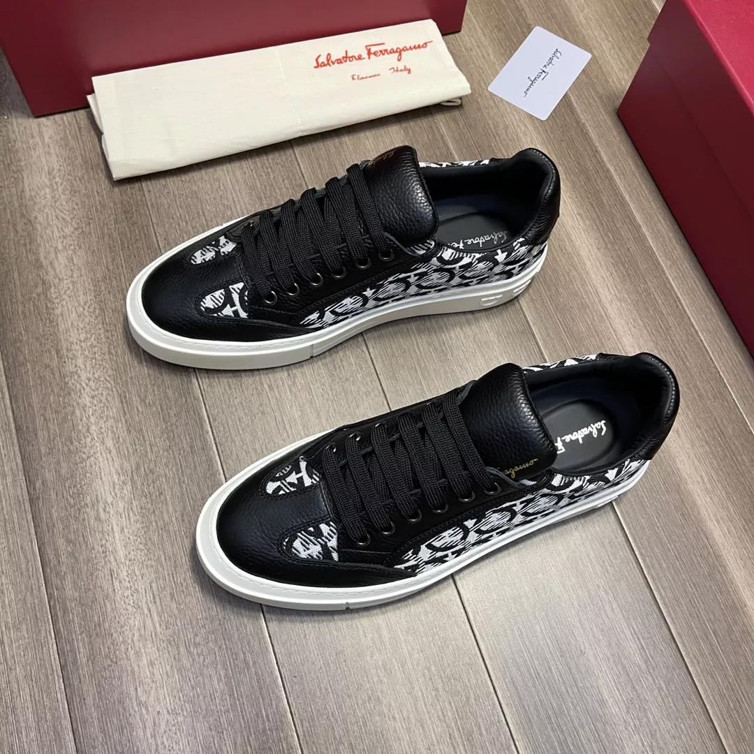 Salvatore Ferragamo Casual Shoes For Men Comfortable 4532
