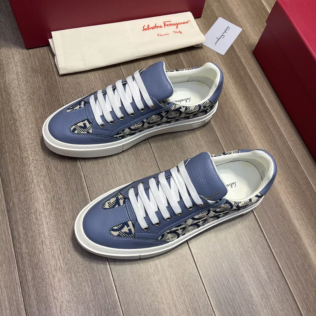 Salvatore Ferragamo Casual Shoes For Men Durable 3756