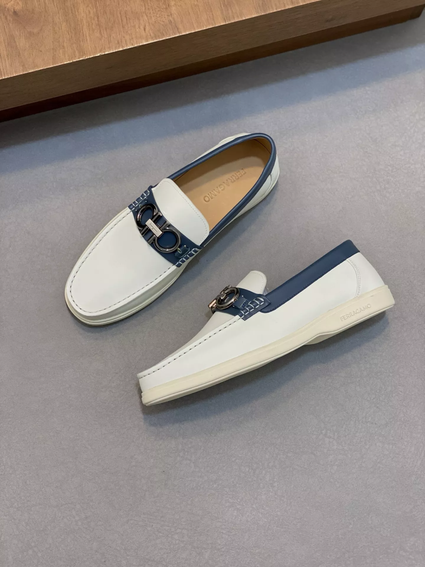 Salvatore Ferragamo Casual Shoes For Men Fashionable 8708
