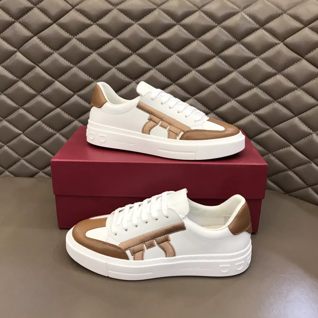 Salvatore Ferragamo Casual Shoes For Men Soft 1810