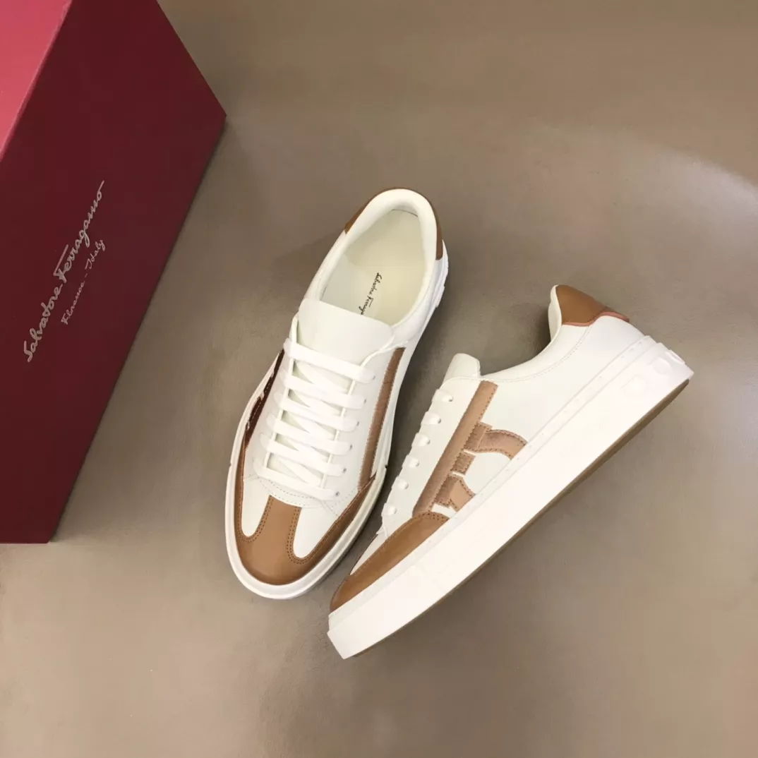 Salvatore Ferragamo Casual Shoes For Men Soft 1810