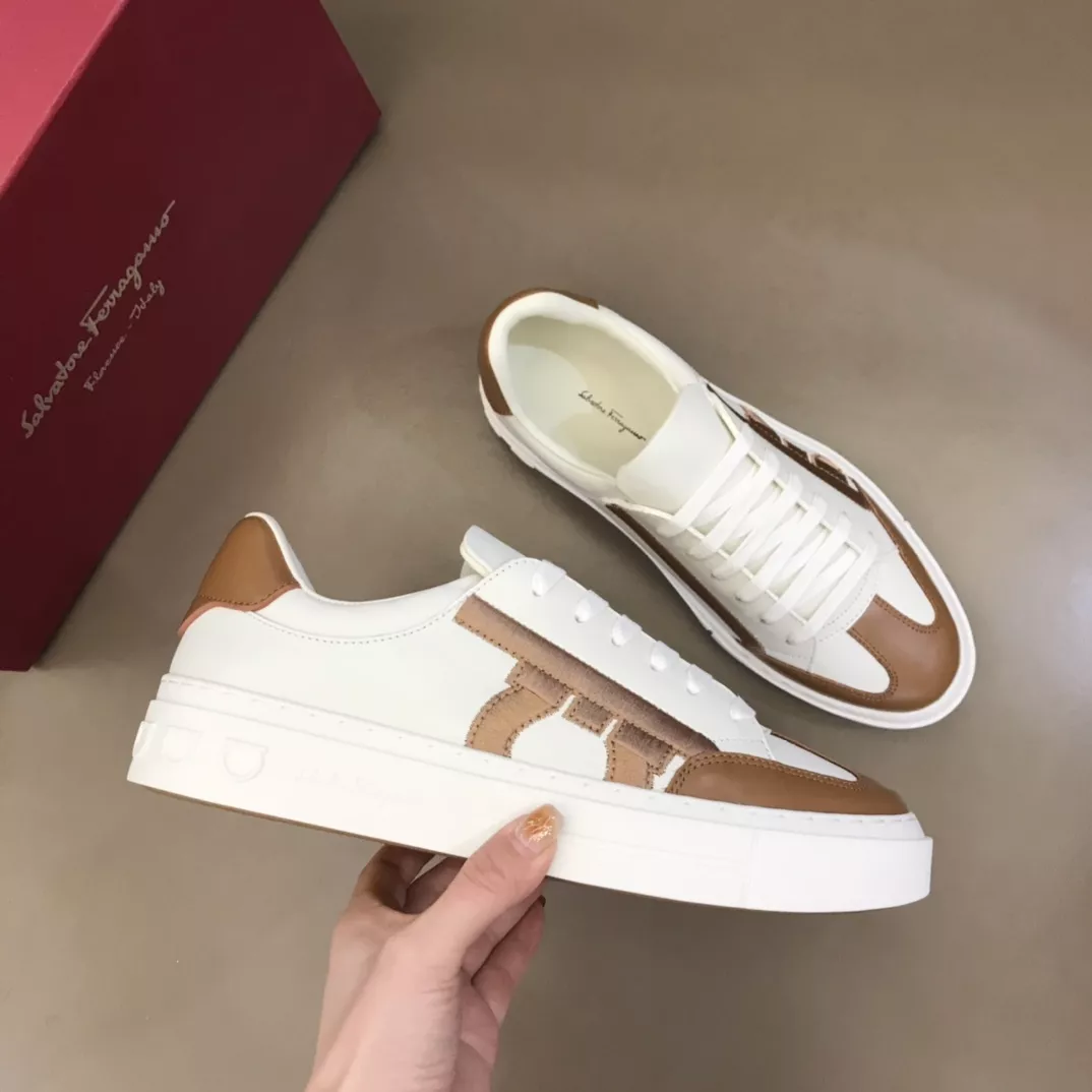 Salvatore Ferragamo Casual Shoes For Men Soft 1810