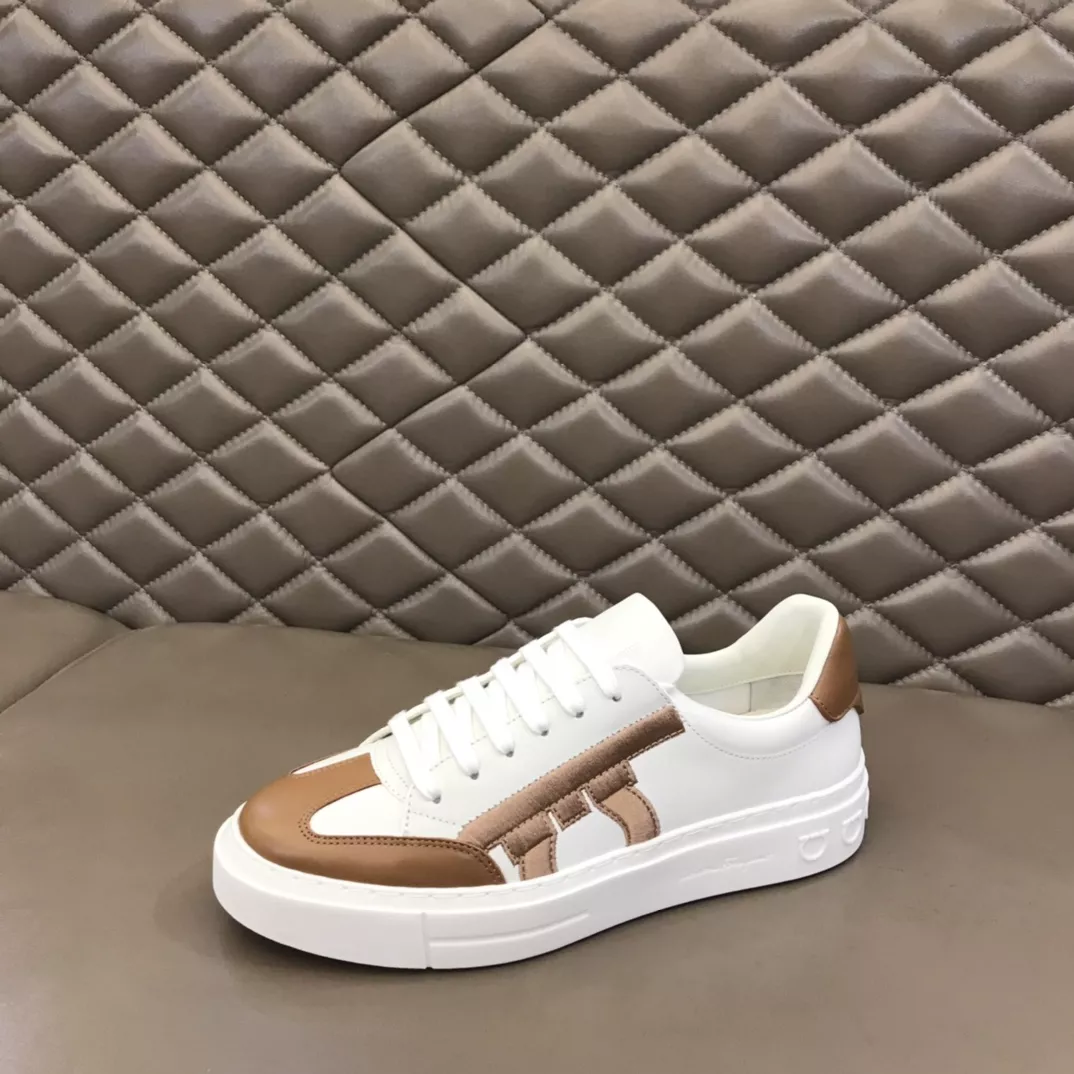 Salvatore Ferragamo Casual Shoes For Men Soft 1810