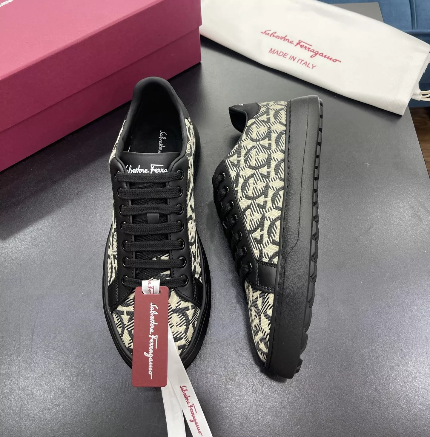 Salvatore Ferragamo Casual Shoes For Men StreetReady 1339