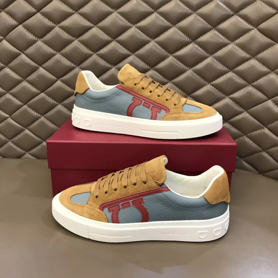 Salvatore Ferragamo Casual Shoes For Men Vibrant 4628