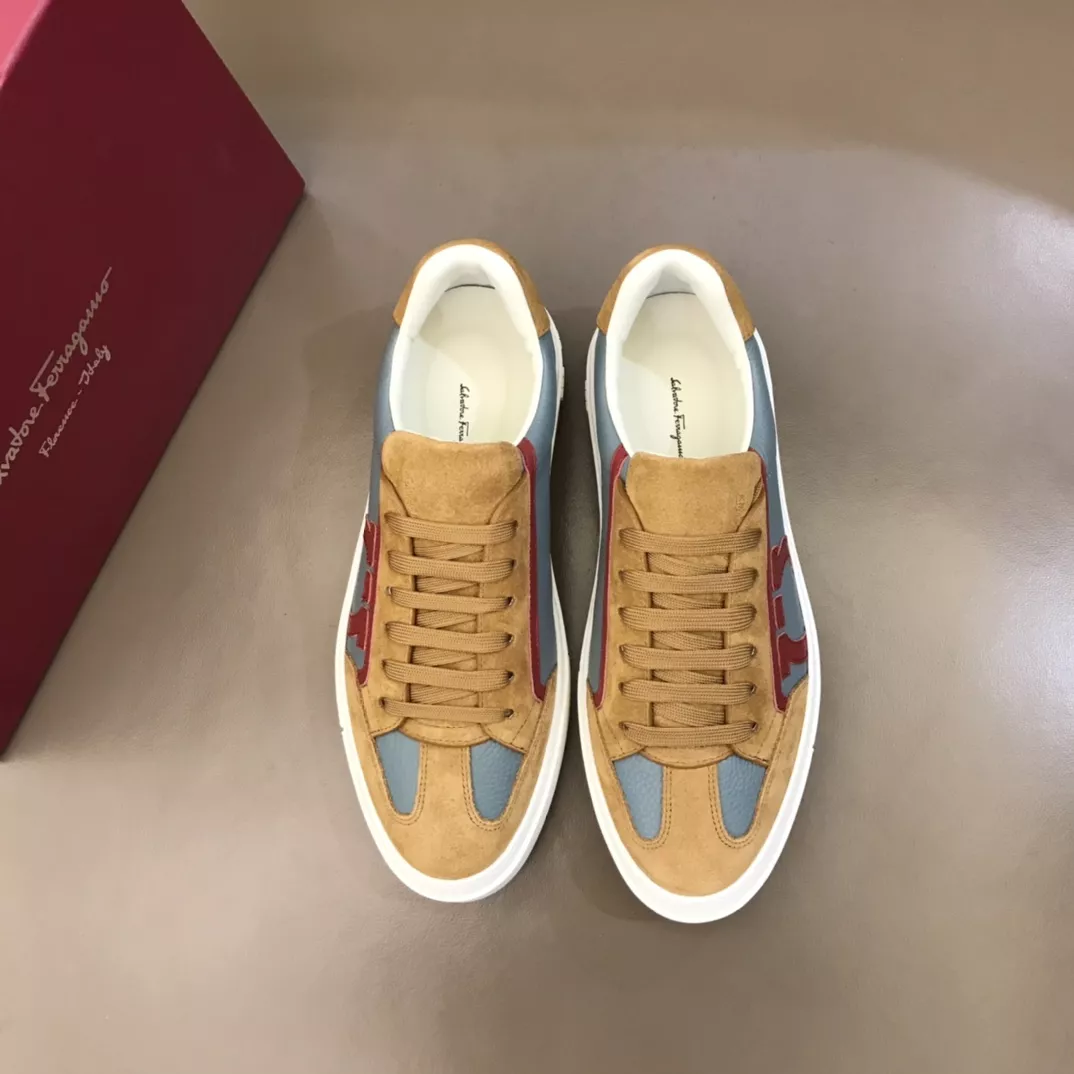 Salvatore Ferragamo Casual Shoes For Men Vibrant 4628