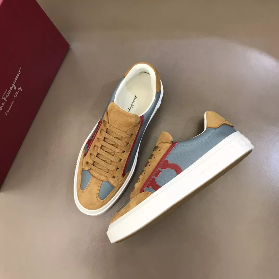 Salvatore Ferragamo Casual Shoes For Men Vibrant 4628