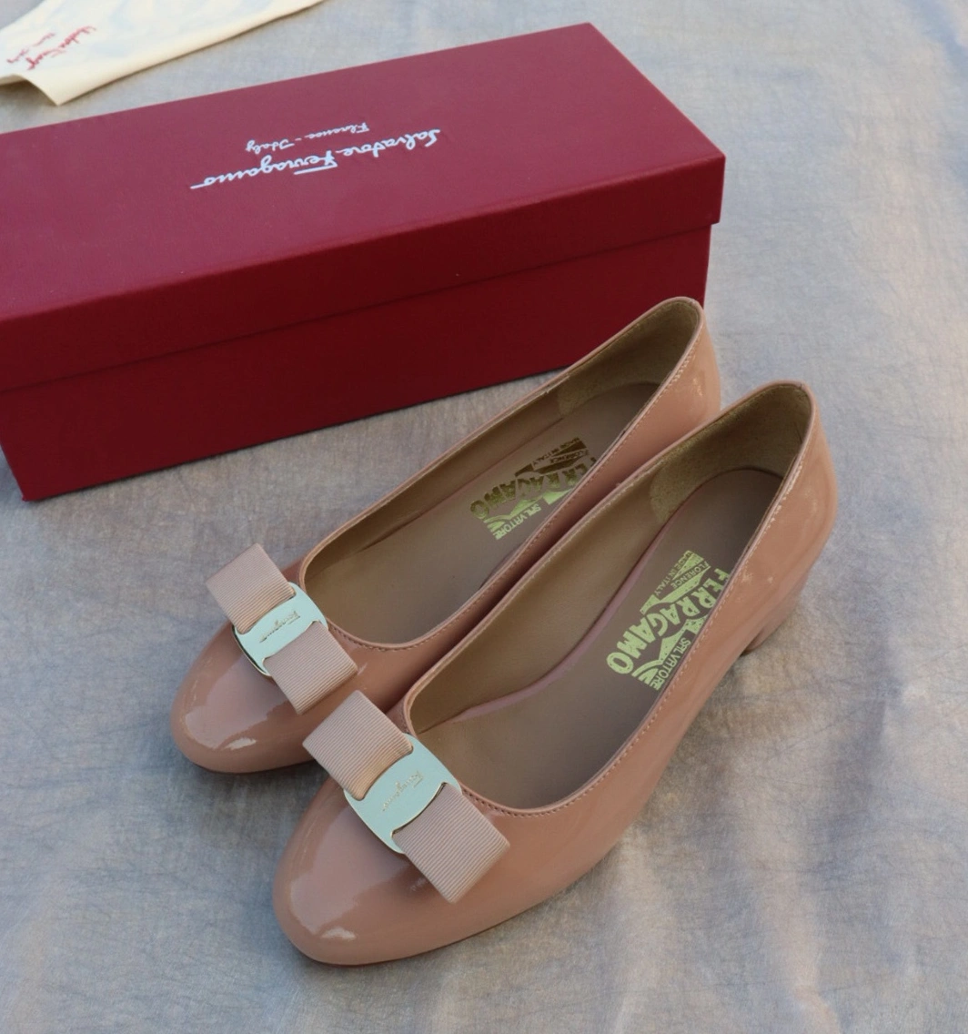 Salvatore Ferragamo Flat Shoes For Women Bright 4724