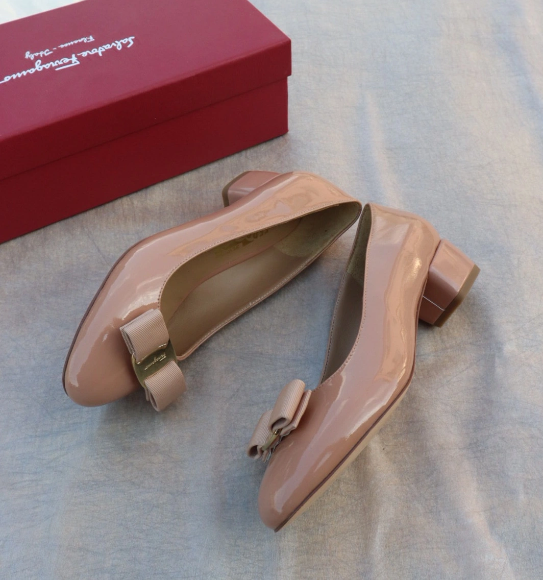 Salvatore Ferragamo Flat Shoes For Women Bright 4724