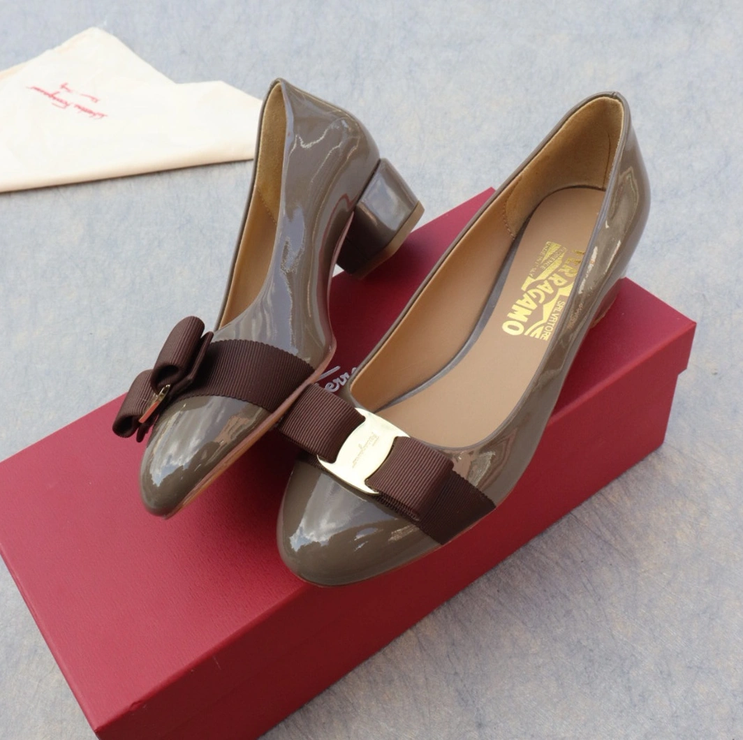 Salvatore Ferragamo Flat Shoes For Women Bright 5520