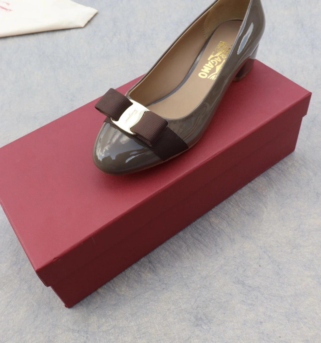 Salvatore Ferragamo Flat Shoes For Women Bright 5520