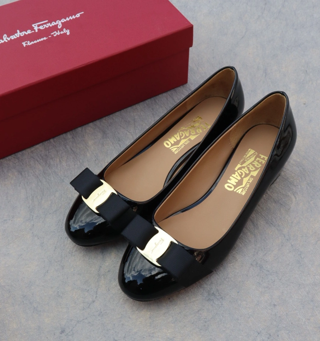 Salvatore Ferragamo Flat Shoes For Women Cozy 3308