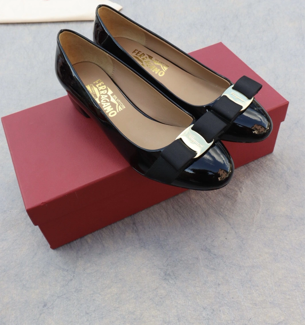 Salvatore Ferragamo Flat Shoes For Women Cozy 3308