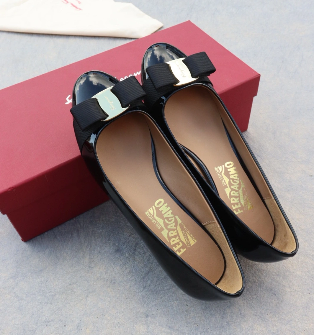 Salvatore Ferragamo Flat Shoes For Women Cozy 3308