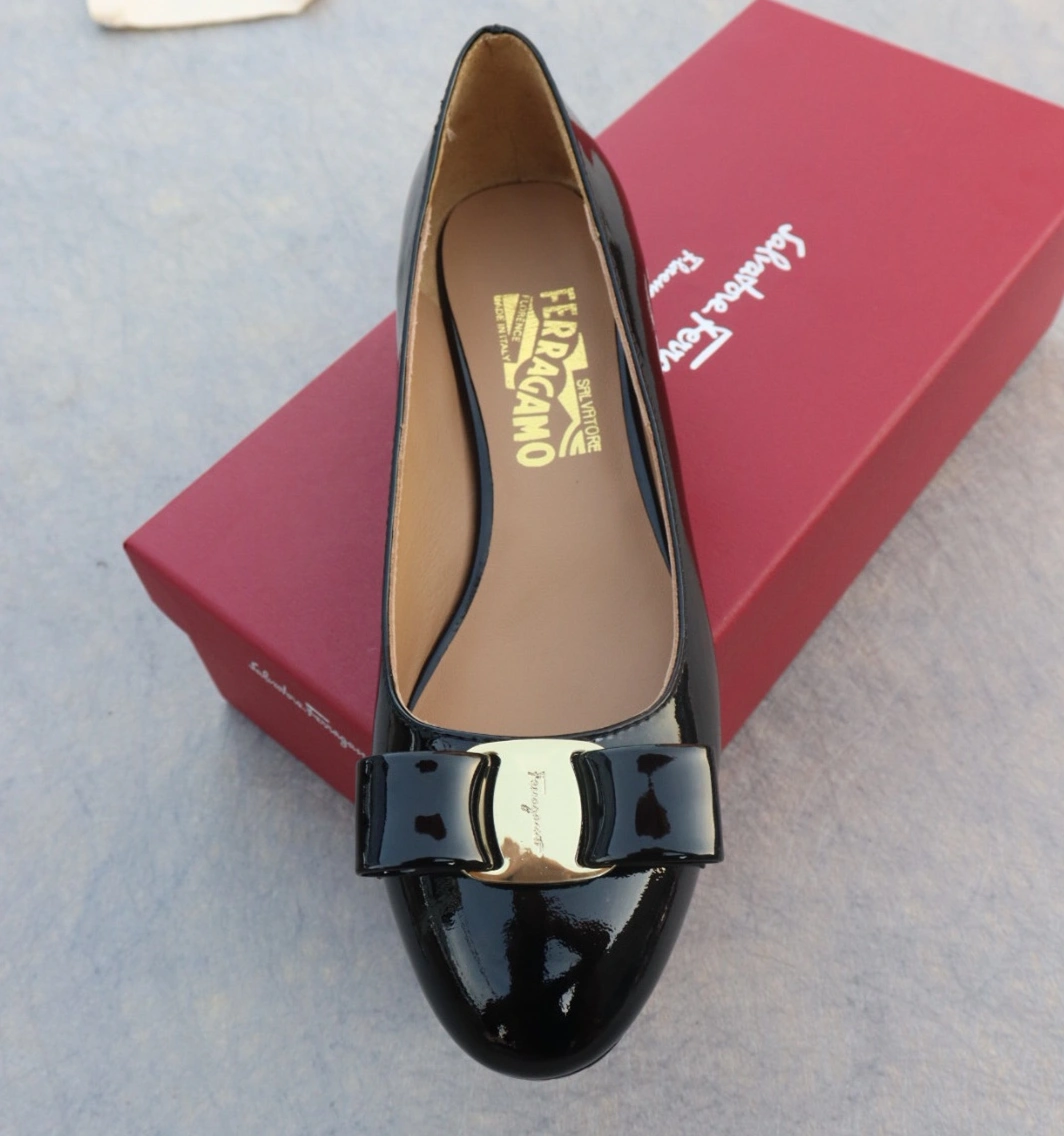 Salvatore Ferragamo Flat Shoes For Women EasyMatch 7463