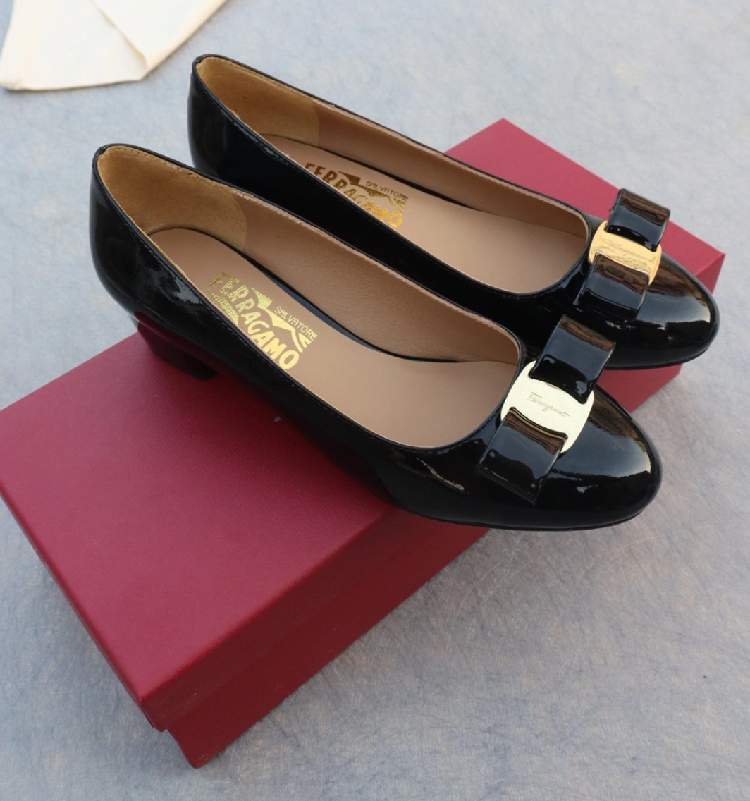 Salvatore Ferragamo Flat Shoes For Women EasyMatch 7463