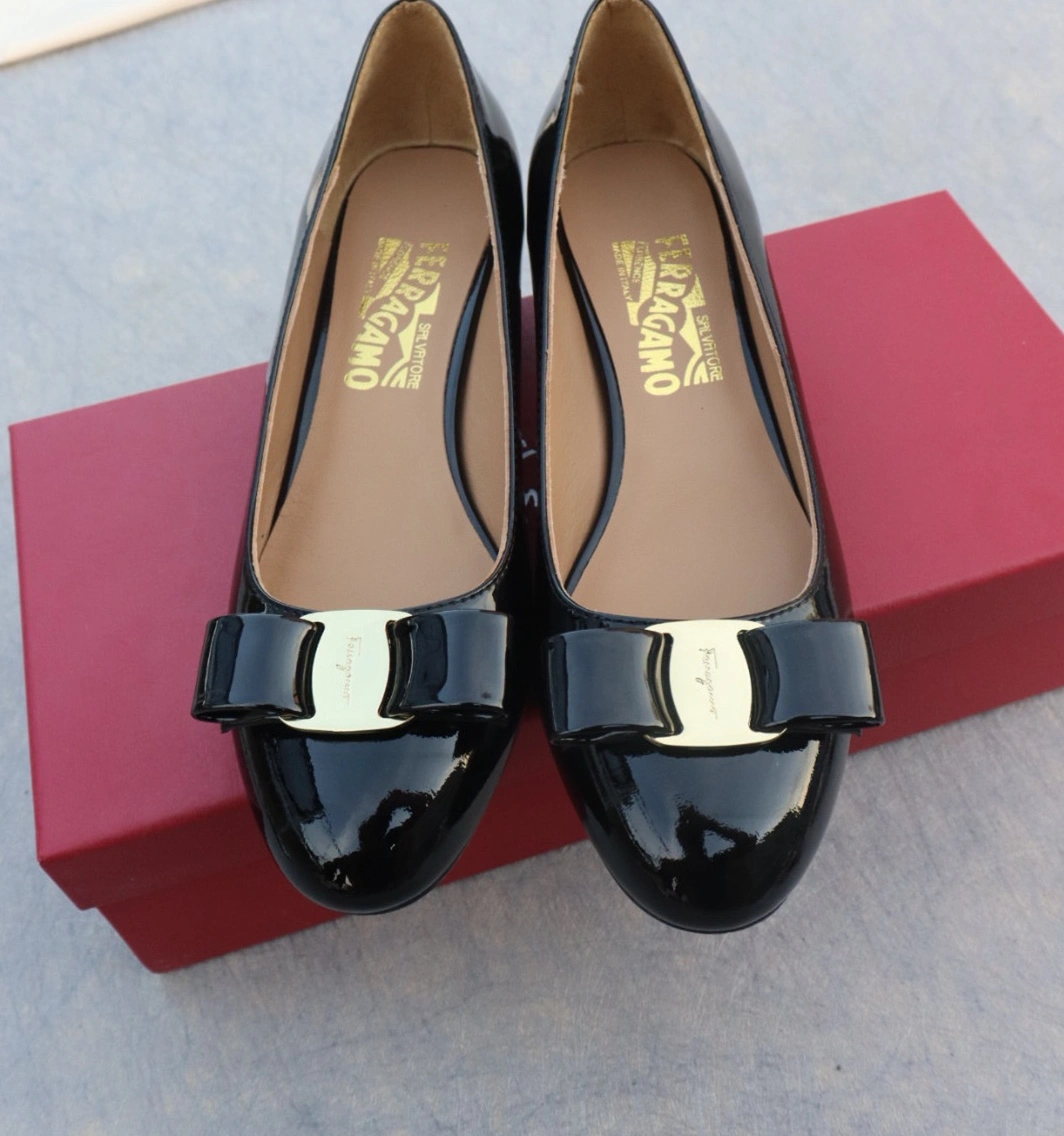 Salvatore Ferragamo Flat Shoes For Women EasyMatch 7463