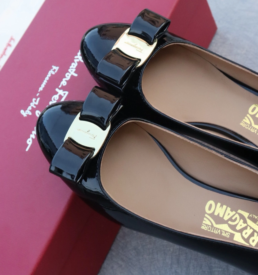 Salvatore Ferragamo Flat Shoes For Women EasyMatch 7463